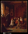 Christmas-Time, The Blodgett Family, Eastman Johnson (American, Lovell, Maine 1824–1906 New York), Oil on canvas, American