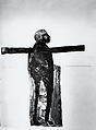 Black Jesus, Bill Traylor (American, Benton, Alabama ca. 1853–1949 Montgomery, Alabama), Gouache and pencil on cardboard, American