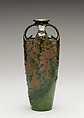 Vase, William J. Walley (1852–1919), Stoneware, American
