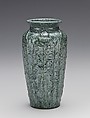 Vase, Merrimac Pottery (1900–1908), Earthenware, American