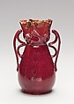 Vase, George E. Ohr  American, Earthenware, American
