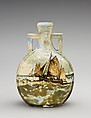 Vase, Charles Volkmar (American, Baltimore, Maryland 1841–1914 Metuchen, New Jersey), Earthenware, American