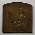 Mlle. C. at the Piano, Victor David Brenner  American, born Lithuania, Bronze, American
