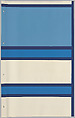 Schumacher's Taliesin Line of Decorative Fabrics and Wallpapers Designed by Frank Lloyd Wright, Frank Lloyd Wright (American, Richland Center, Wisconsin 1867–1959 Phoenix, Arizona), Book (a) together with a conforming masonite authorized dealer sign (b), American