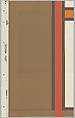 Schumacher's Taliesin Line of Decorative Fabrics and Wallpapers Designed by Frank Lloyd Wright, Frank Lloyd Wright (American, Richland Center, Wisconsin 1867–1959 Phoenix, Arizona), Book (a) together with a conforming masonite authorized dealer sign (b), American