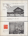 Schumacher's Taliesin Line of Decorative Fabrics and Wallpapers Designed by Frank Lloyd Wright, Frank Lloyd Wright (American, Richland Center, Wisconsin 1867–1959 Phoenix, Arizona), Book (a) together with a conforming masonite authorized dealer sign (b), American