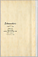 Schumacher's Taliesin Line of Decorative Fabrics and Wallpapers Designed by Frank Lloyd Wright, Frank Lloyd Wright (American, Richland Center, Wisconsin 1867–1959 Phoenix, Arizona), Book (a) together with a conforming masonite authorized dealer sign (b), American