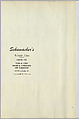 Schumacher's Taliesin Line of Decorative Fabrics and Wallpapers Designed by Frank Lloyd Wright, Frank Lloyd Wright (American, Richland Center, Wisconsin 1867–1959 Phoenix, Arizona), Book (a) together with a conforming masonite authorized dealer sign (b), American