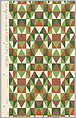 Schumacher's Taliesin Line of Decorative Fabrics and Wallpapers Designed by Frank Lloyd Wright, Frank Lloyd Wright (American, Richland Center, Wisconsin 1867–1959 Phoenix, Arizona), Book (a) together with a conforming masonite authorized dealer sign (b), American