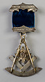 Medal, Guild and Delano, Gold, diamond, and velvet, American