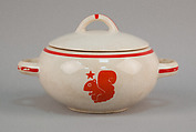 "Animal Kingdom" sugar bowl, Viktor Schreckengost American, Earthenware, American