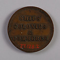 Medal or Plaque, Copper, Canadian