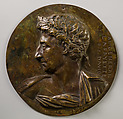 Medallion of the Marquis de Lafayette, Pierre Jean David d'Angers (French, Angers 1788–1856 Paris), Bronze