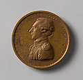 Medal of the Marquis de Lafayette, Pierre Simon Benj. Duvivier (French, Paris 1730–1819 Paris), Gilt bronze