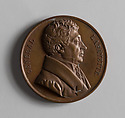 Medal of the Marquis de Lafayette, François Augustin Caunois (French, 1787–1859), Bronze