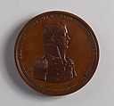 Medal of Captain James Biddle, Moritz Fürst (born 1782, active United States, 1807–ca. 1840), Bronze, American