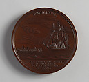 Medal of Captain William Bainbridge, Moritz Fürst (born 1782, active United States, 1807–ca. 1840), Bronze, American