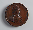 Medal of Captain Jacob Jones, Moritz Fürst (born 1782, active United States, 1807–ca. 1840), Bronze, American
