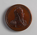 Medal of Captain James Lawrence, Moritz Fürst  Hungarian, Bronze, American