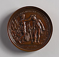 Medal of General Daniel Morgan, Augustin Dupré (French, Saint-Etienne 1748–1833 Armentières-en-Brie), Copper