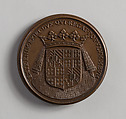 Medal of Francis, Duke de Dampville, Jean Hardy (1647–1684), Bronze
