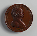 Medal of Martin Van Buren, Moritz Fürst (born 1782, active United States, 1807–ca. 1840), Bronze, American