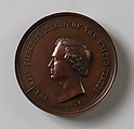 Medal of Franklin Pierce, Salathiel Ellis (1803–1879), Bronze, American