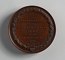 Medal Commemorating First Japanese Embassy to the United States, Anthony Paquet (1814–1882), Bronze