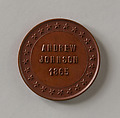 Token of Andrew Johnson, Bronze