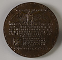 George Washington Inaugural Centennial Medal, Augustus Saint-Gaudens (American, Dublin 1848–1907 Cornish, New Hampshire), Bronze, American