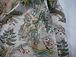 Dress (Robe à la Française), Brocaded satin with silk- and metal-wrapped thread, France; Textile: Possibly Dutch, ca. 1730