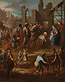 The Adoration of the Kings with Viceroy Pedro de Castro y Figueroa, Duke of La Conquista (La adoración de los reyes con el virrey Pedro de Castro y Figueroa, duque de la Conquista), Nicolás Enríquez  Mexican, Oil on copper (Óleo sobre cobre), Mexico