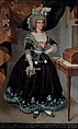 Portrait of Doña Juana María Romero (Retrato de doña Juana María Romero), Ignacio María Barreda Mexican, Oil on canvas (Óleo sobre lienzo), Mexican