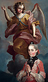 Portrait of María Bárbara Guadalupe de Ovando y Rivadeneyra with Guardian Angel (Retrato de María Bárbara Guadalupe de Ovando y Rivadeneyra con su ángel custodio), Miguel Cabrera Mexican, Oil on canvas (Óleo sobre lienzo), Mexican