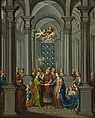 The Marriage of the Virgin (Los Desposorios de la Virgen), Nicolás Enríquez  Mexican, Oil on copper (Óleo sobre cobre), Mexican