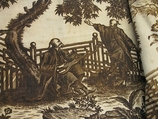Curtain from a Set of Furnishings, Cotton (copperplate printed), England (probably Crayford, Kent)