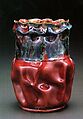 Vase, George E. Ohr (American, Biloxi, Mississippi 1857–1918  Biloxi, Mississippi), Earthenware, American