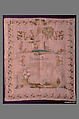 Embroidered Sampler, Christiana Baird American, Silk on linen, embroidered, American