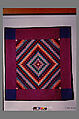 Quilt, Sunshine and Shadow pattern, Amish maker, Wool and cotton, American