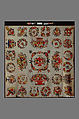 Quilt, Presentation pattern, Designs attributed to Mary Hergenroder Simon (1808–1877), Cotton and silk velvet, American
