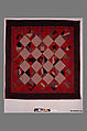 Quilt, Crazy pattern, Silk, silk velvet, and wool, American