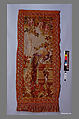 Woven Wall Hanging, Woven wool and silk on mercerized cotton warp, American