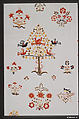 Embroidered coverlet, Mary Breed (1751–ca. 1784), Linen and cotton with wool embroidered, American