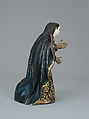 Mary (from a nativity), Wood, polychromed and gilded; ivory touched up with polychromy (face and shoulders), Ecuadorian and Philippine