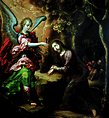 The Agony in the Garden, Cristobal de Villalpando Mexican, Oil on canvas, Mexican