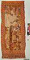 Woven Wall Hanging, Woven wool and silk on mercerized cotton warp, American