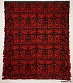 Coverlet, Wool, woven, American