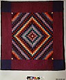 Quilt, Sunshine and Shadow pattern, Amish maker, Wool and cotton, American