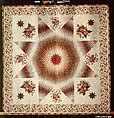Star of Bethlehem Quilt, Cotton, American