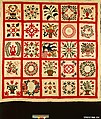 Quilt, Album pattern, Members of the Brown and Turner families, Cotton, American